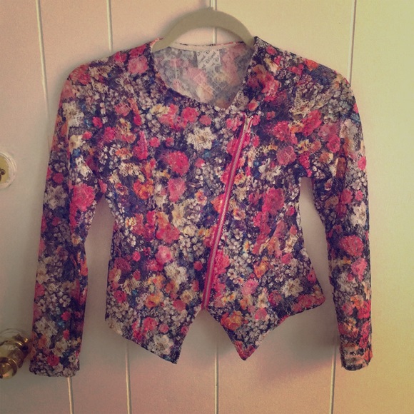 Disney Other - Floral Blazer